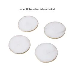 4x Edelsteinuntersetzer Ø11cm CRYSTAL In Weiß-Gold 6 4x Edelsteinuntersetzer Ø11cm CRYSTAL In Weiß-Gold -Butlers butlers 4x edelsteinuntersetzer o11cm crystal in weiss gold 2