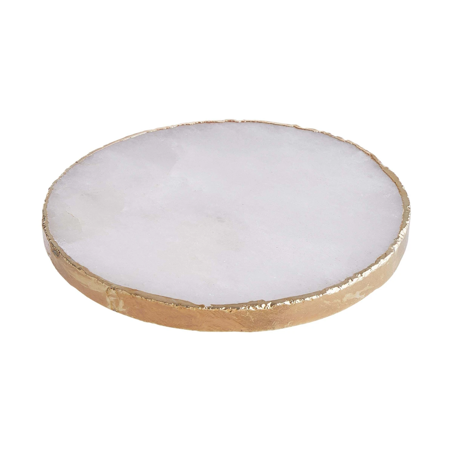 4x Edelsteinuntersetzer Ø11cm CRYSTAL In Weiß-Gold 1 4x Edelsteinuntersetzer Ø11cm CRYSTAL In Weiß-Gold