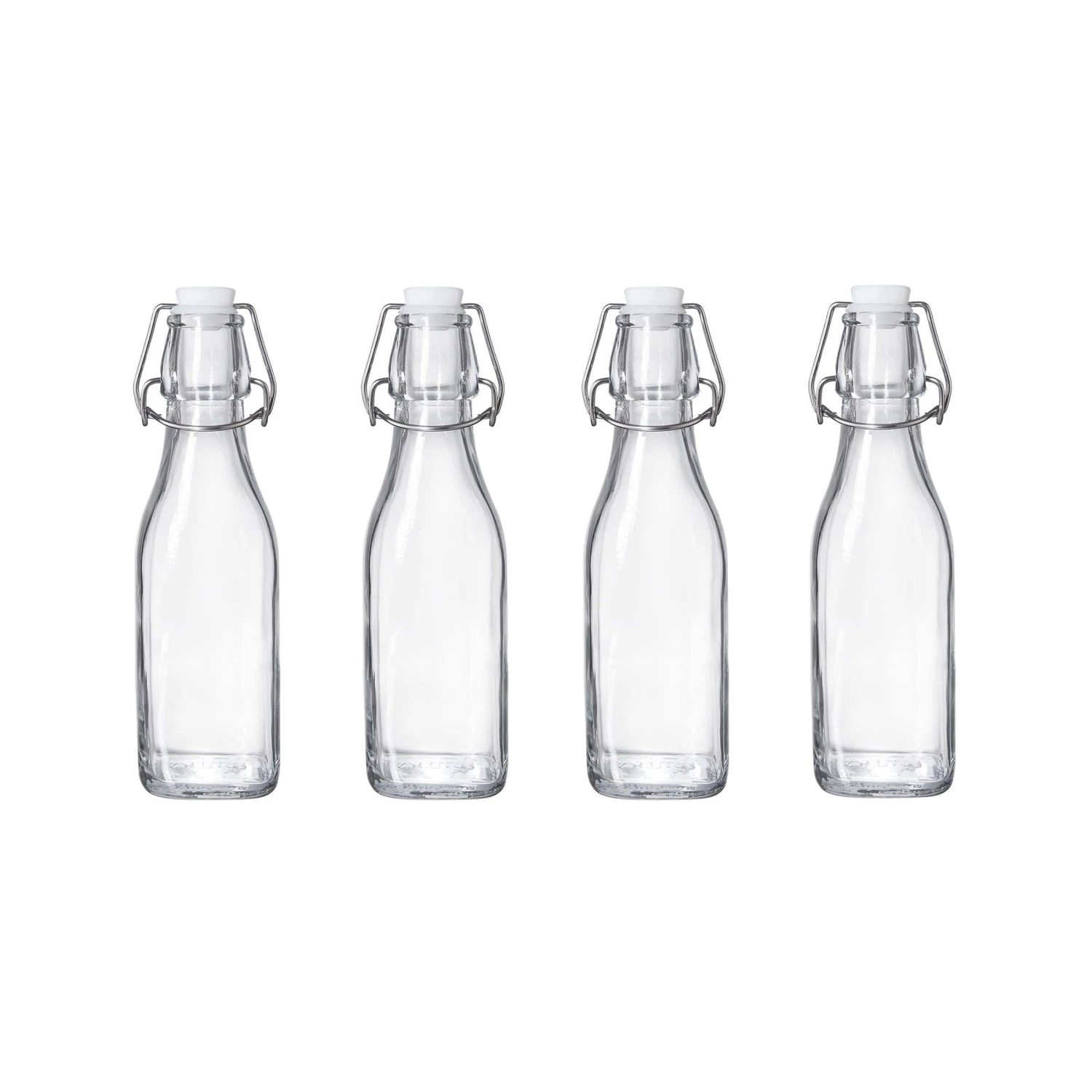 4x Flasche Mit Bügelverschluss 250ml SWING In Transparent 1 4x Flasche Mit Bügelverschluss 250ml SWING In Transparent