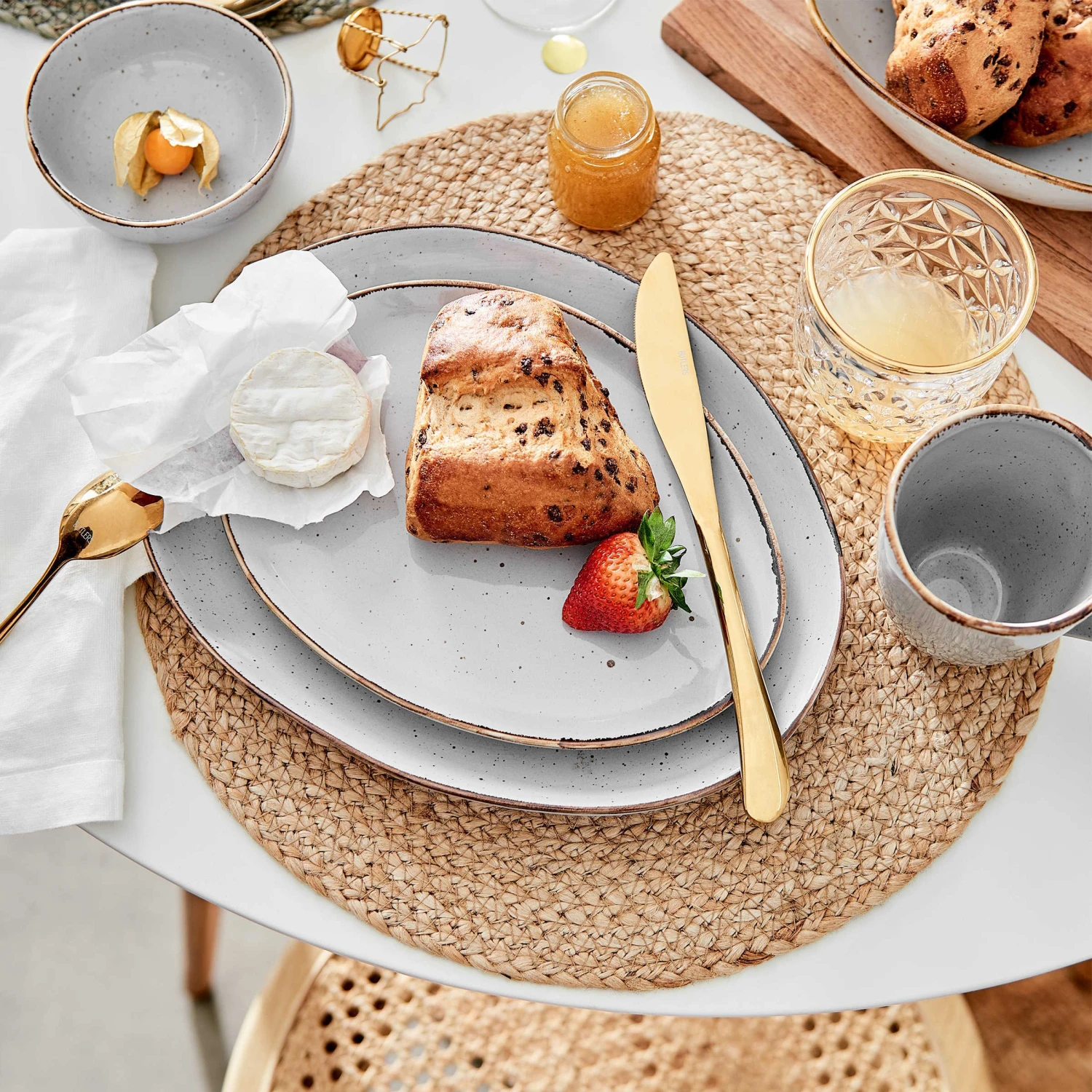 4x Frühstücksteller FINCA In Grau 6 4x Frühstücksteller FINCA In Grau – Bild 6