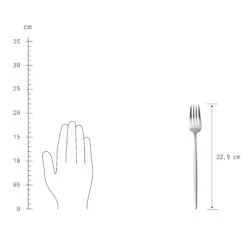 Besteck-Set 4-tlg. Matt STILETTO In Silber -Butlers butlers besteck set 4 tlg matt stiletto in silber 2