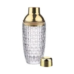Cocktailshaker 370ml BAR NOBLE In Transparent-Gold -Butlers butlers cocktailshaker 370ml bar noble in transparent gold 2