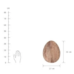 Deko-Teller Organisch L 35 X B 27cm MANGO DAYS In Braun -Butlers butlers deko teller organisch l 35 x b 27cm mango days in braun 2