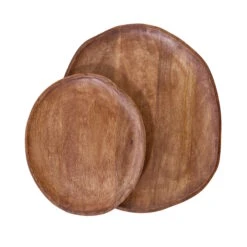 Deko-Teller Organisch Ø30cm MANGO DAYS In Braun -Butlers butlers deko teller organisch o30cm mango days in braun 3