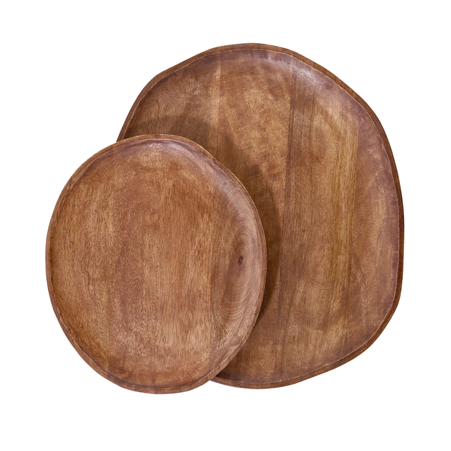 Deko-Teller Organisch Ø40cm MANGO DAYS In Braun 4 Deko-Teller Organisch Ø40cm MANGO DAYS In Braun – Bild 4