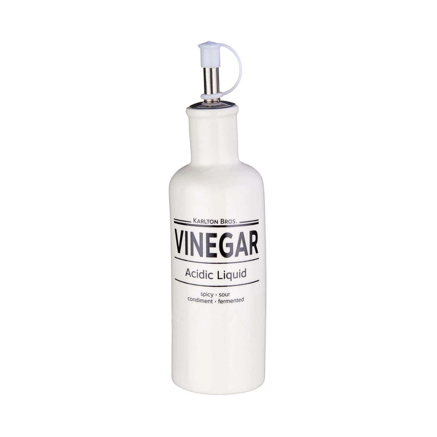 Essigflasche 240ml KARLTON BROS. In Weiß 1 Essigflasche 240ml KARLTON BROS. In Weiß