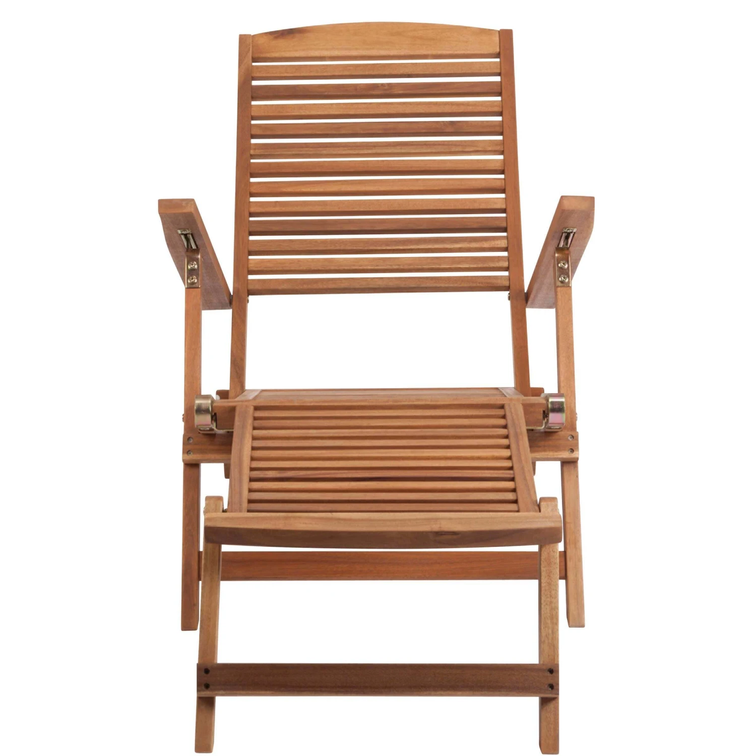 Gartenliege Mit Fußteil WEEKENDER In Braun 3 Gartenliege Mit Fußteil WEEKENDER In Braun – Bild 3