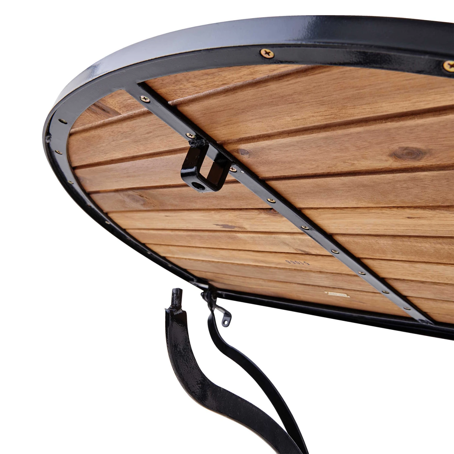 Gartentisch Halbrund PARKLIFE In Schwarz-Natur 9 Gartentisch Halbrund PARKLIFE In Schwarz-Natur – Bild 9