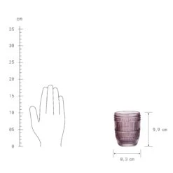 Glas 250ml FIRENZE In Lila 5 Glas 250ml FIRENZE In Lila -Butlers butlers glas 250ml firenze in lila 2