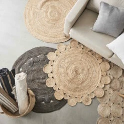 Hanf-Teppich Ø110cm ALL NATURE In Natur 16 Hanf-Teppich Ø110cm ALL NATURE In Natur -Butlers butlers hanf teppich o110cm all nature in natur 13