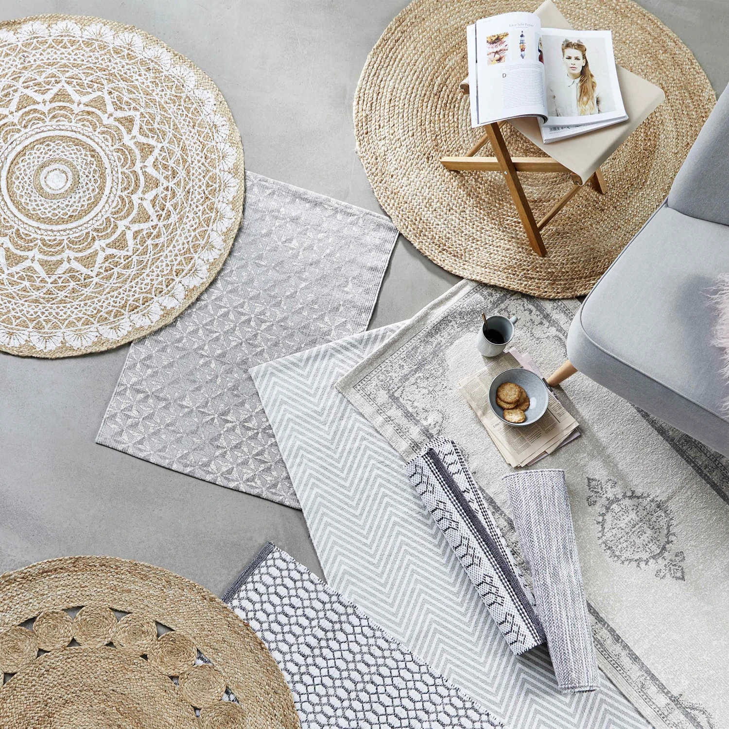 Hanf-Teppich Ø110cm ALL NATURE In Natur 9 Hanf-Teppich Ø110cm ALL NATURE In Natur – Bild 9