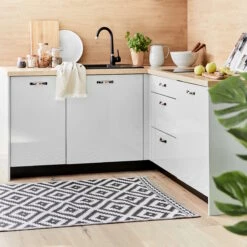 In- & Outdoor-Teppich Ethno Rauten L 180 X B 118cm COLOUR CLASH In Schwarz-Weiß 14 In- & Outdoor-Teppich Ethno Rauten L 180 X B 118cm COLOUR CLASH In Schwarz-Weiß -Butlers butlers in and outdoor teppich ethno rauten l 180 x b 118cm colour clash in schwarz weiss 6