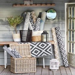 In- & Outdoor-Teppich Ethno Rauten L 180 X B 118cm COLOUR CLASH In Schwarz-Weiß 15 In- & Outdoor-Teppich Ethno Rauten L 180 X B 118cm COLOUR CLASH In Schwarz-Weiß -Butlers butlers in and outdoor teppich ethno rauten l 180 x b 118cm colour clash in schwarz weiss 7