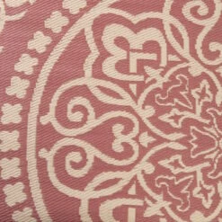 In- & Outdoor-Teppich Floral L 180 X B 118cm COLOUR CLASH In Hellrot-Creme -Butlers butlers in and outdoor teppich floral l 180 x b 118cm colour clash in hellrot creme 3