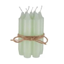 Kerzenhalter & Kerzen-Set Salbei LITTLE LIGHT In Transparent-Gold 8 Kerzenhalter & Kerzen-Set Salbei LITTLE LIGHT In Transparent-Gold -Butlers butlers kerzenhalter and kerzen set salbei little light in transparent gold 3