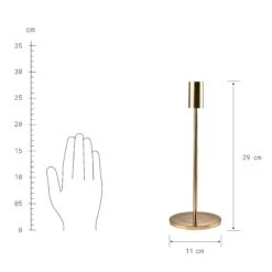 Kerzenhalter Höhe 29cm HIGHLIGHT In Gold -Butlers butlers kerzenhalter hohe 29cm highlight in gold 3