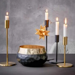 Kerzenhalter Höhe 29cm HIGHLIGHT In Gold -Butlers butlers kerzenhalter hohe 29cm highlight in gold 4