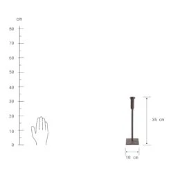 Kerzenhalter Höhe 35cm RUST In Braun -Butlers butlers kerzenhalter hohe 35cm rust in braun 2
