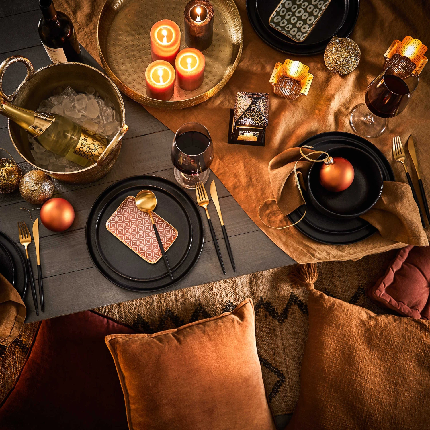 Kissen L 45 X B 45cm COTTON VELVET In Hellbraun 2 Kissen L 45 X B 45cm COTTON VELVET In Hellbraun – Bild 2