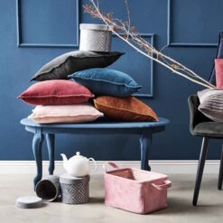 Kissen L 45 X B 45cm COTTON VELVET In Hellbraun 11 Kissen L 45 X B 45cm COTTON VELVET In Hellbraun -Butlers butlers kissen l 45 x b 45cm cotton velvet in hellbraun 4