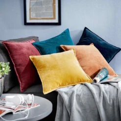 Kissen L 45 X B 45cm COTTON VELVET In Hellbraun 13 Kissen L 45 X B 45cm COTTON VELVET In Hellbraun -Butlers butlers kissen l 45 x b 45cm cotton velvet in hellbraun 6