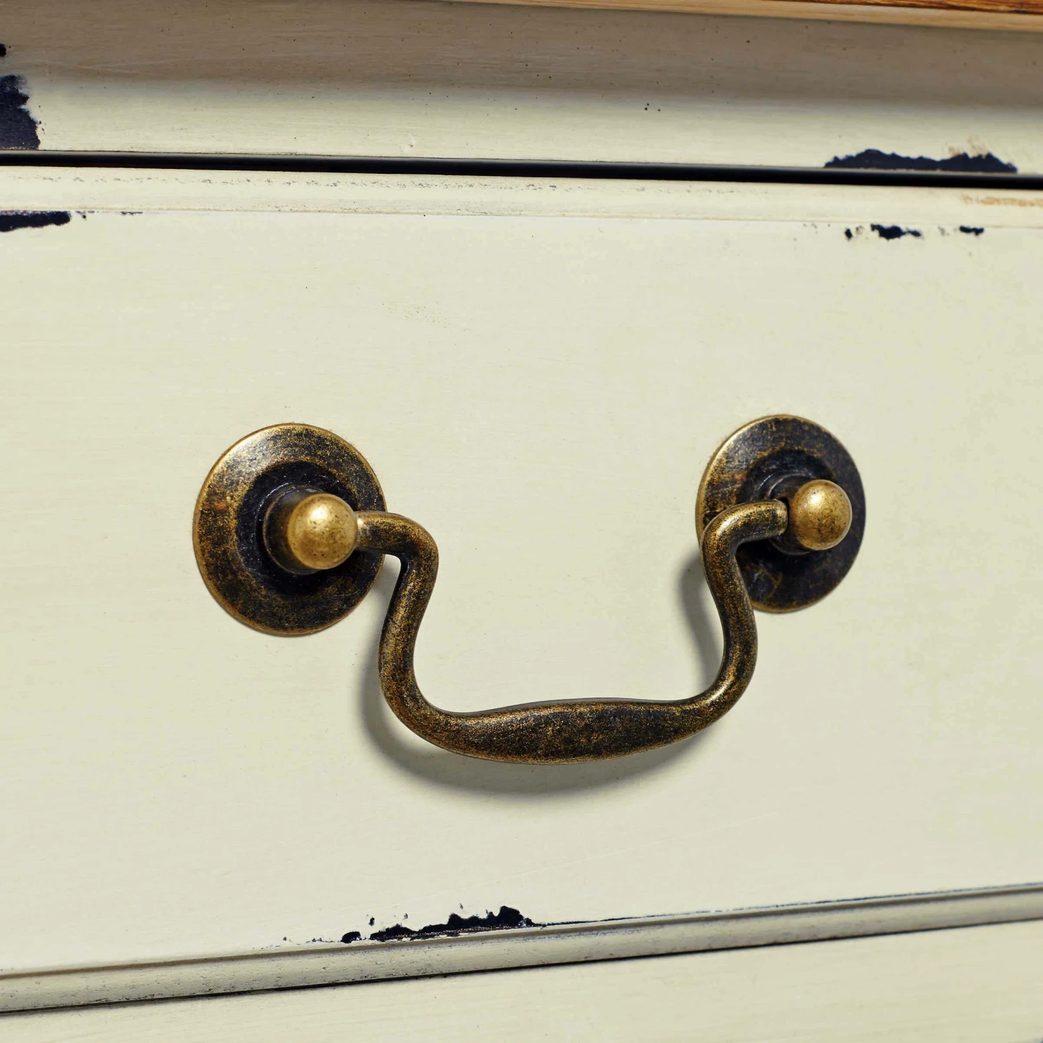 Konsole CABOTT COVE In Creme-Braun 9 Konsole CABOTT COVE In Creme-Braun – Bild 9