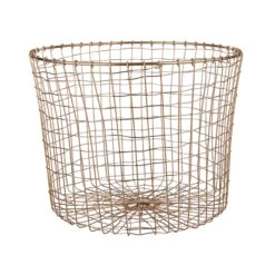 Korb Rund Ø36cm GRID In Gold