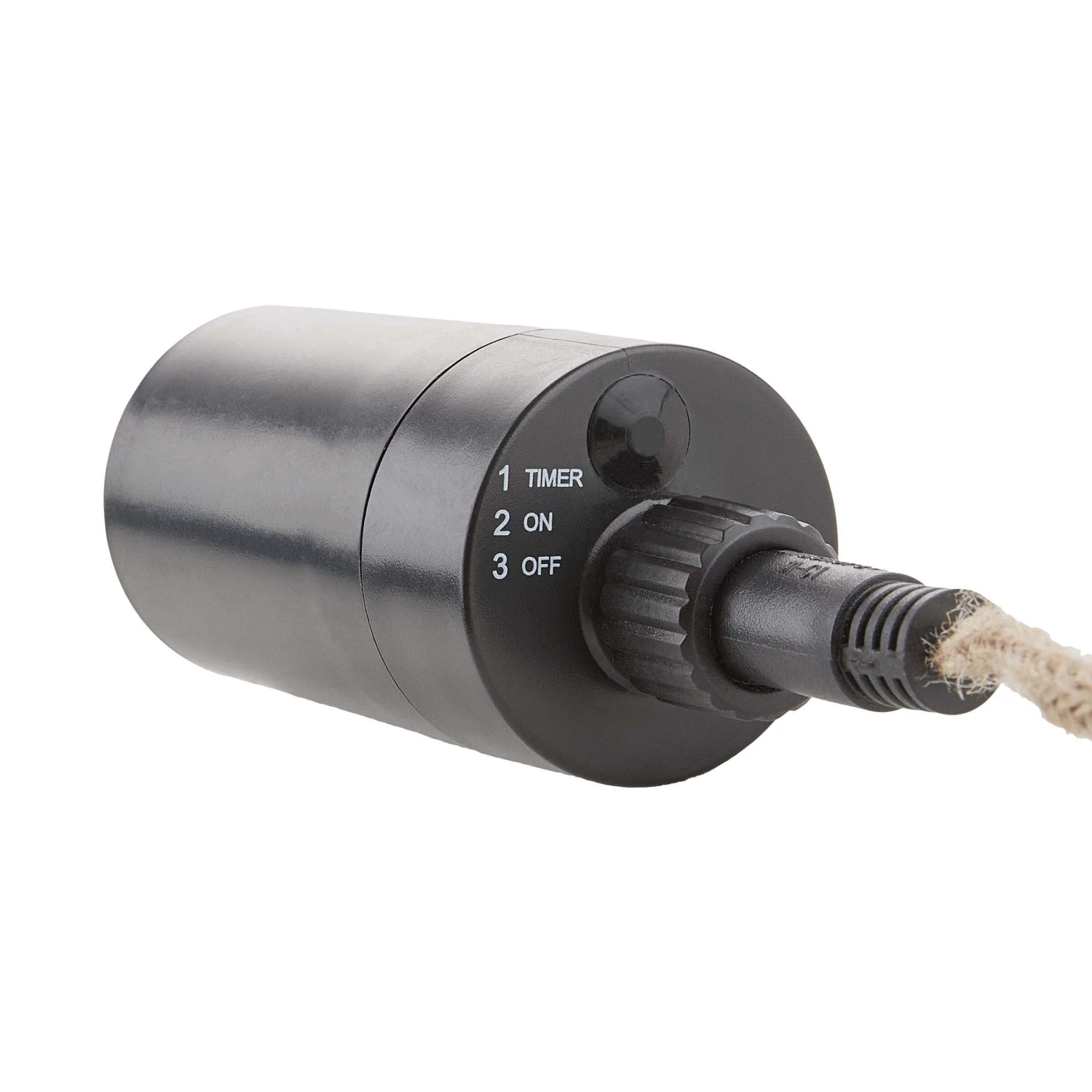 LED-Hängeleuchte Mit Jutekordel Und Aufhängung BULB LIGHT In Schwarz 4 LED-Hängeleuchte Mit Jutekordel Und Aufhängung BULB LIGHT In Schwarz – Bild 4