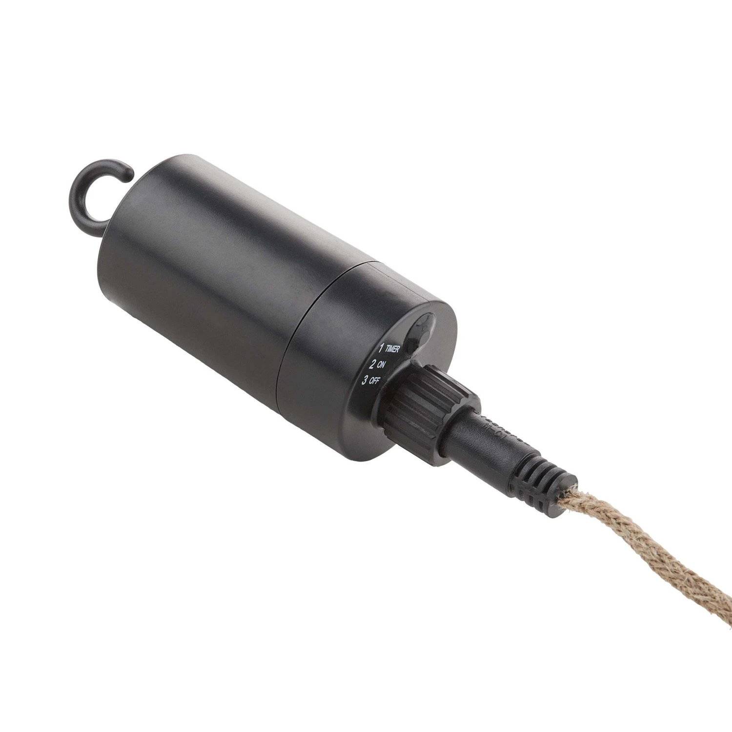 LED-Hängeleuchte Mit Jutekordel Und Aufhängung BULB LIGHT In Schwarz 5 LED-Hängeleuchte Mit Jutekordel Und Aufhängung BULB LIGHT In Schwarz – Bild 5