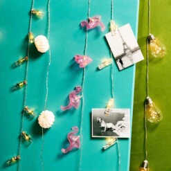 LED-Klammern 10 Lichter Mit USB-Batteriefach CLIP ART In Transparent -Butlers butlers led klammern 10 lichter mit usb batteriefach clip art in transparent 7