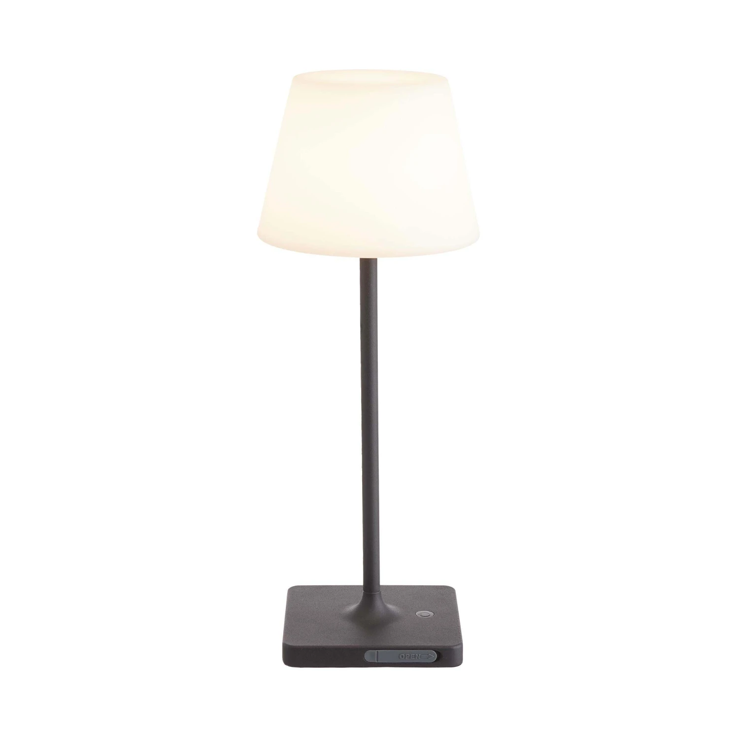 Outdoor Tischleuchte, Dimmbar LIGHT UP In Schwarz-Weiß 1 Outdoor Tischleuchte, Dimmbar LIGHT UP In Schwarz-Weiß