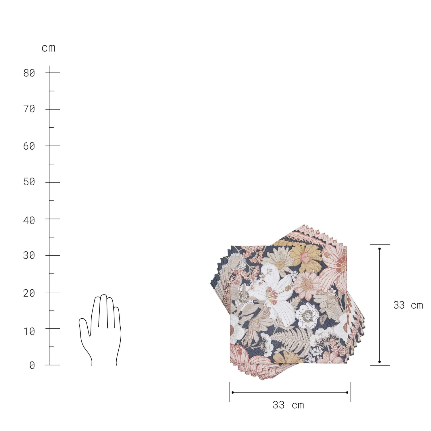 Papierserviette Blumen 20 Stück APRÈS In Bunt 2 Papierserviette Blumen 20 Stück APRÈS In Bunt – Bild 2