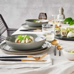 Pastateller Ø21,5cm NATIVE In Grau 18 Pastateller Ø21,5cm NATIVE In Grau -Butlers butlers pastateller o21 5cm native in grau 8