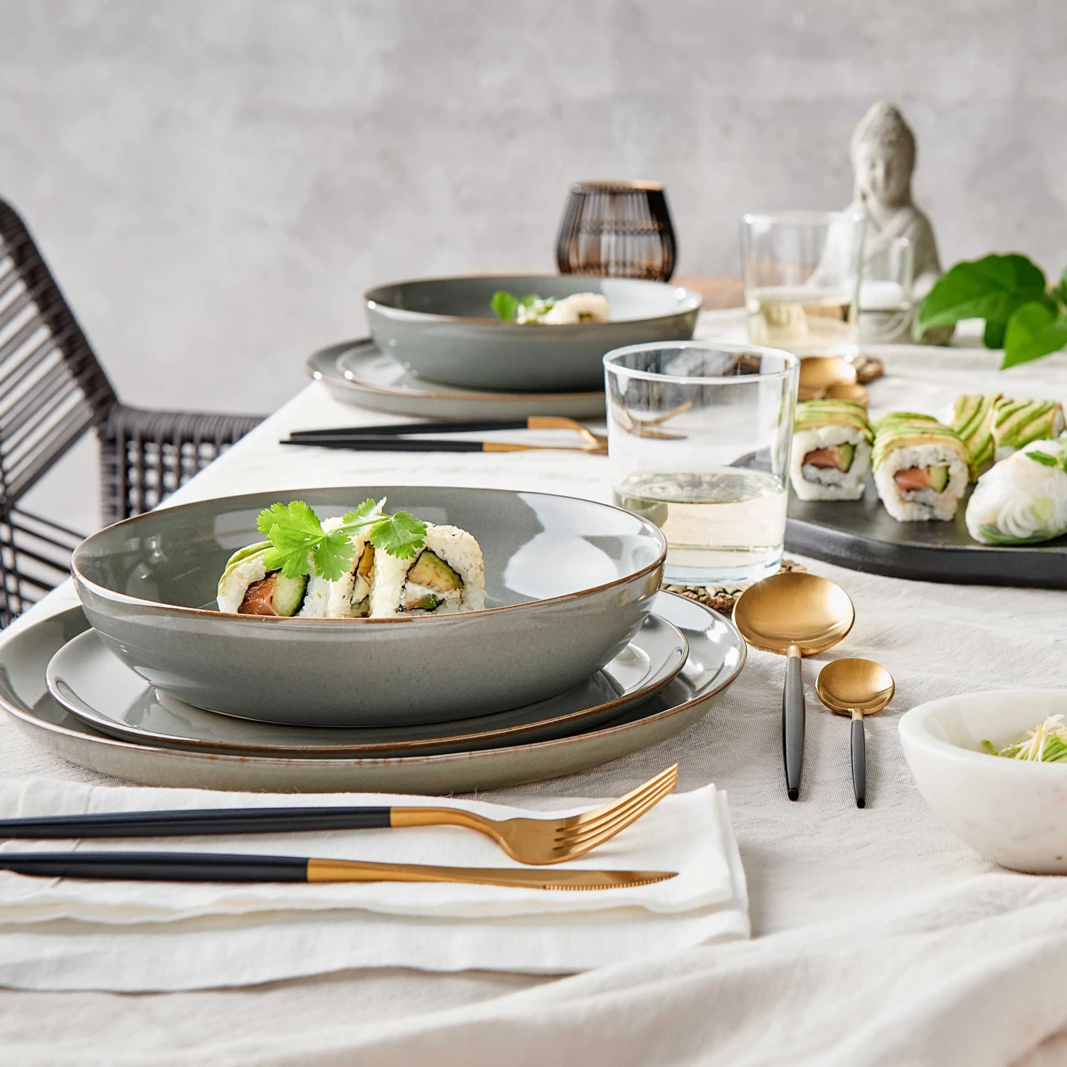 Pastateller Ø21,5cm NATIVE In Grau 9 Pastateller Ø21,5cm NATIVE In Grau – Bild 9