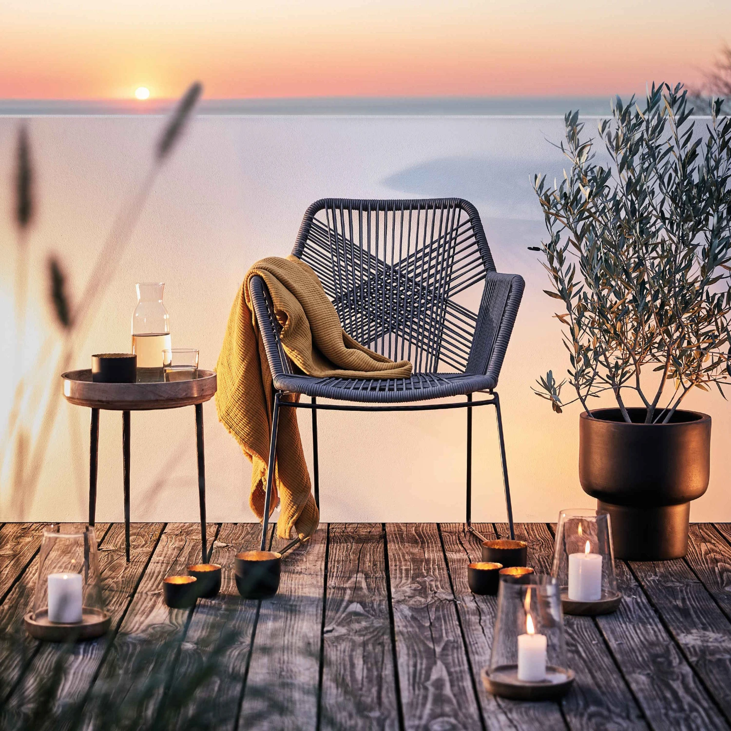 Pflanztopf Ø39cm LOFT In Schwarz 2 Pflanztopf Ø39cm LOFT In Schwarz – Bild 2