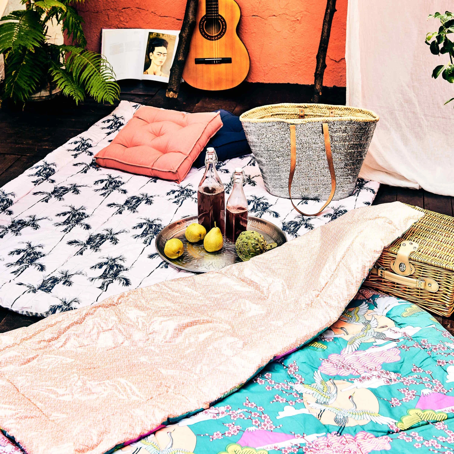 Picknickdecke Japan B 140 X T 180cm PICNIC DELUXE In Bunt 7 Picknickdecke Japan B 140 X T 180cm PICNIC DELUXE In Bunt – Bild 7