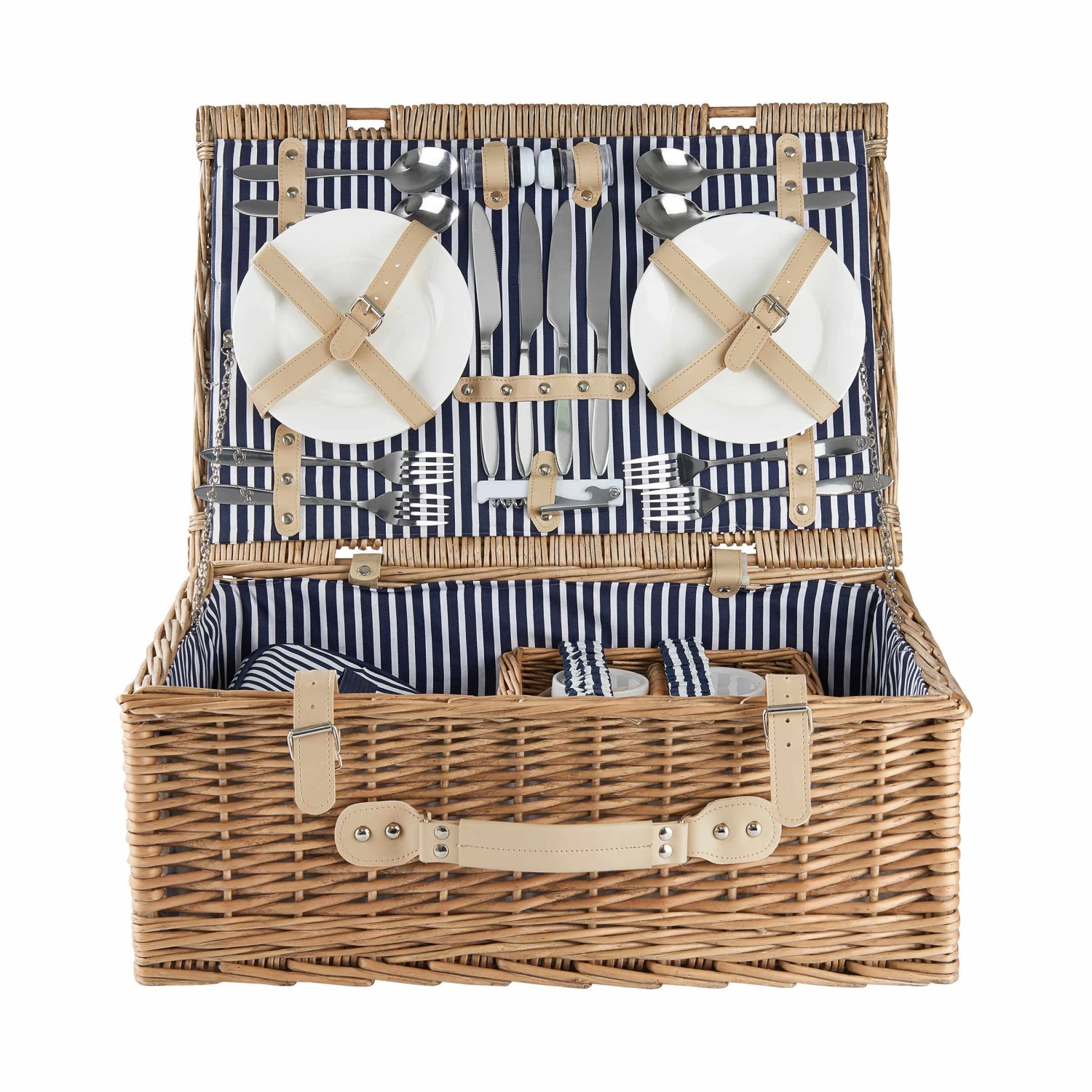 Picknickkorb Für 4 Personen B 55 X T 37cm A DAY IN THE PARK In Natur 4 Picknickkorb Für 4 Personen B 55 X T 37cm A DAY IN THE PARK In Natur – Bild 4