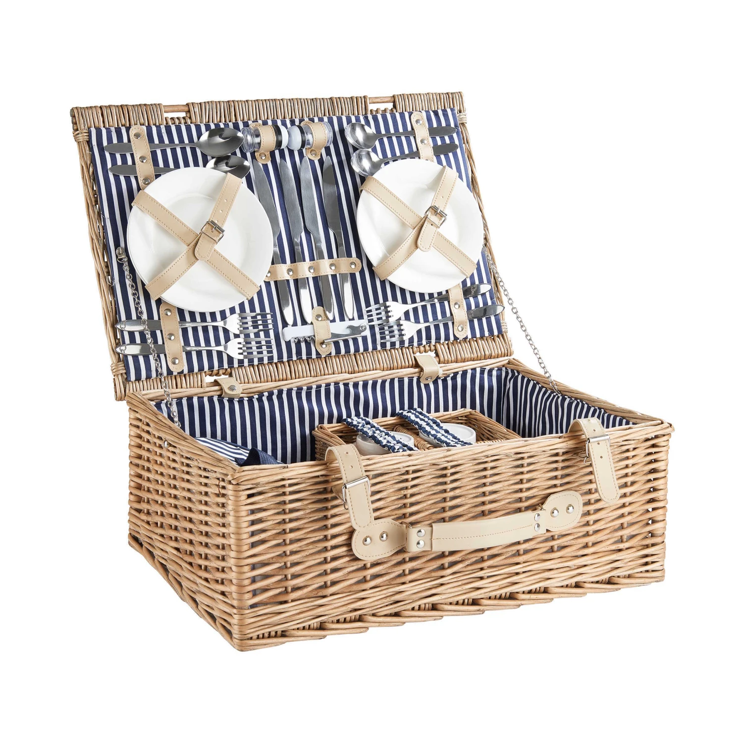 Picknickkorb Für 4 Personen B 55 X T 37cm A DAY IN THE PARK In Natur 5 Picknickkorb Für 4 Personen B 55 X T 37cm A DAY IN THE PARK In Natur – Bild 5