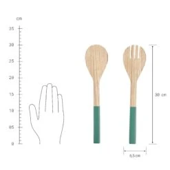 Salatbesteck 2-tlg. BAMBOO In Salbei -Butlers butlers salatbesteck 2 tlg bamboo in salbei 2