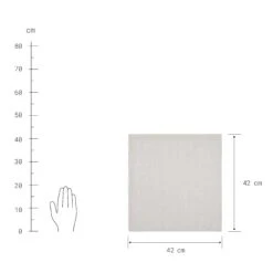 Serviette L 42 X B 42cm LAGOS In Weiß-Beige -Butlers butlers serviette l 42 x b 42cm lagos in weiss beige 3