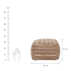 Sitzpouf B 50 X H 35cm ALL NATURE In Natur 11 Sitzpouf B 50 X H 35cm ALL NATURE In Natur -Butlers butlers sitzpouf b 50 x h 35cm all nature in natur 3