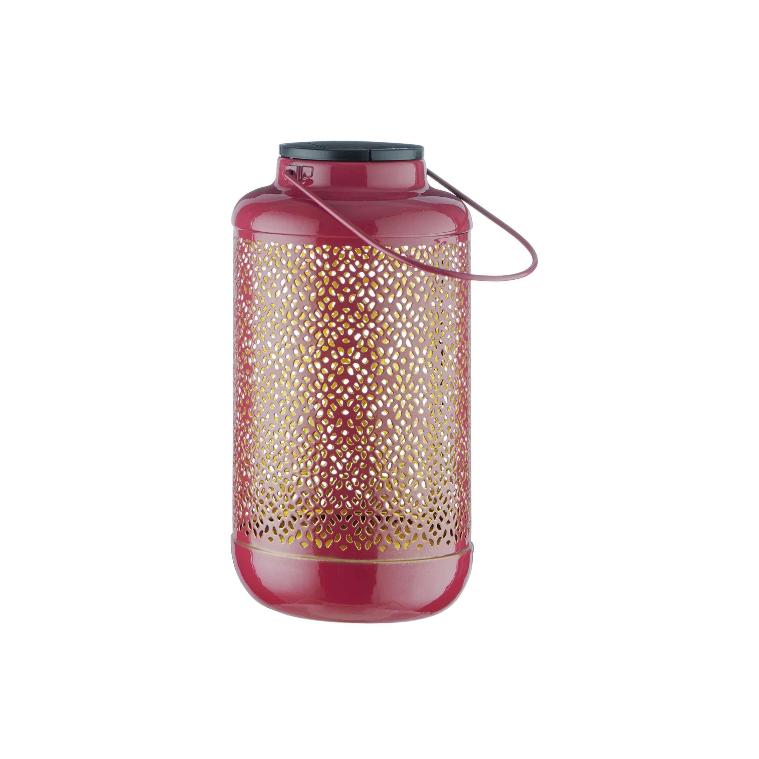 Solar-Laterne H 24cm SOLANA In Lila-Gold 3 Solar-Laterne H 24cm SOLANA In Lila-Gold – Bild 3