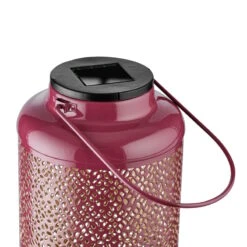 Solar-Laterne H 24cm SOLANA In Lila-Gold 7 Solar-Laterne H 24cm SOLANA In Lila-Gold -Butlers butlers solar laterne h 24cm solana in lila gold 3