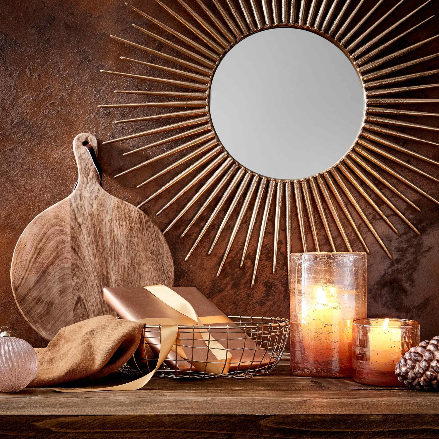 Spiegel Sonnenförmig Ø76cm DEL SOL In Gold 6 Spiegel Sonnenförmig Ø76cm DEL SOL In Gold – Bild 6