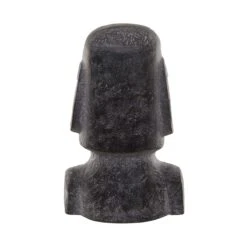 Statue Höhe 46cm MOAI In Grau -Butlers butlers statue hohe 46cm moai in grau 4