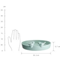 Vogelbad Ø23cm BIRDS PLACE In Salbei 5 Vogelbad Ø23cm BIRDS PLACE In Salbei -Butlers butlers vogelbad o23cm birds place in salbei 2