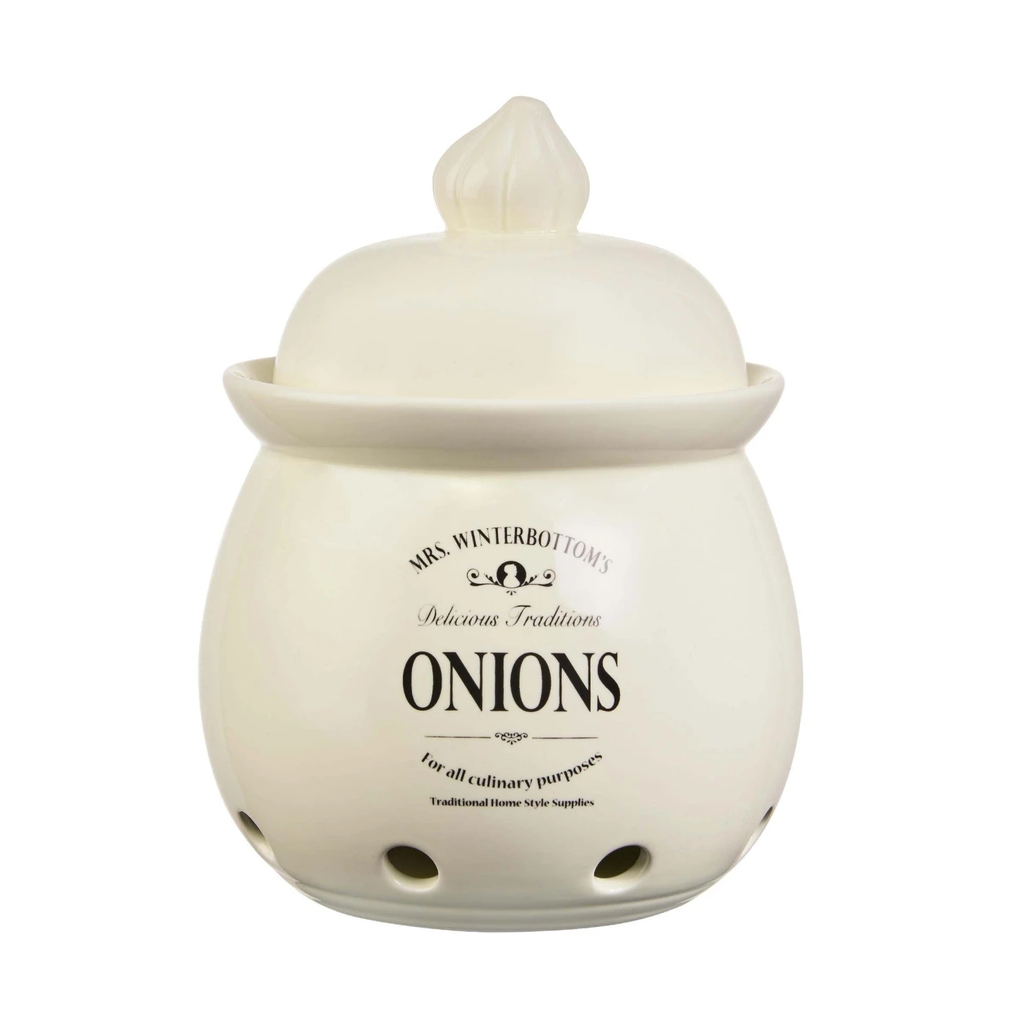 Zwiebeltopf Ø 19,5 Cm MRS. WINTERBOTTOM'S In Creme 1 Zwiebeltopf Ø 19,5 Cm MRS. WINTERBOTTOM'S In Creme